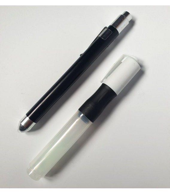 4 stylos feutre encre invisible fuvrs lampe ultraviolette detecteur faux  billet ultraviolet violet