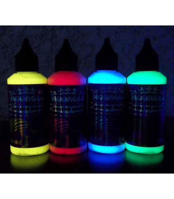 Décoration fluorescente : Déco fluo à la lumière noire UV