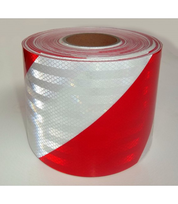 30 m réflecteur bande, ruban réfléchissant haute visibilité autocollants  réfléchissants rouge et blanc bande reflechissante bande - Cdiscount  Bricolage
