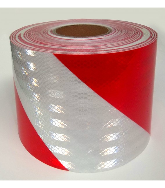 30 m réflecteur bande, ruban réfléchissant haute visibilité autocollants  réfléchissants rouge et blanc bande reflechissante bande - Cdiscount  Bricolage