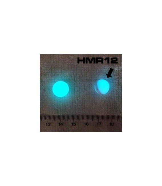 Petite perle phosphorescente percée - 6mm 8mm 12mm 16mm